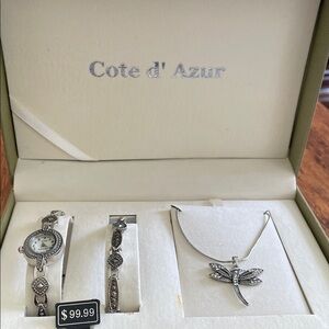 Cote d' Azur Silver Jewelry Set